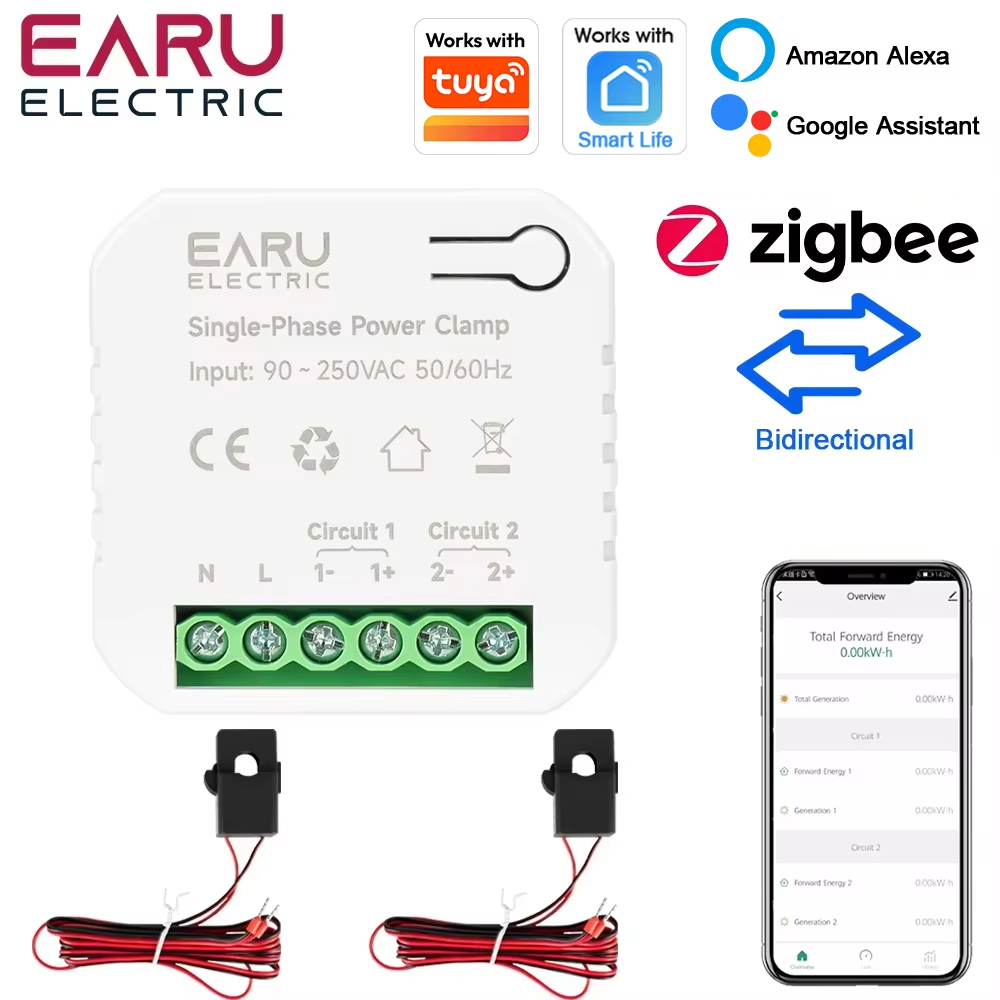 Energy Meter Bidirectional - Miernik energii słonecznej EARU 1 2-fazowy