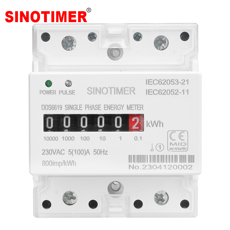 Jednofazowy elektroniczny licz – Energy Meter Bidirectional recenzja i cena